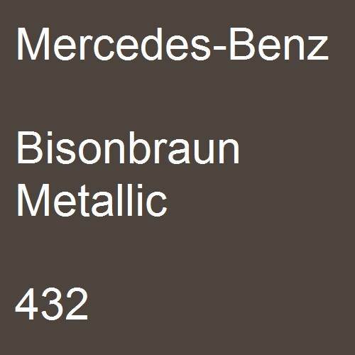 Mercedes-Benz, Bisonbraun Metallic, 432.